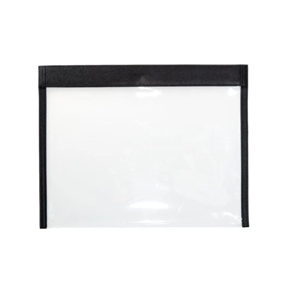 Truffle Clarity Large Tech Clutch Pouch in Black New Rare/Discontinued